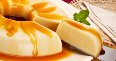 Receita: Pudim de Ricota com Mel Receita: Pudim de Ricota com Mel