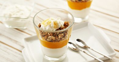 Receita: Verrine de Cottage com Manga Receita: Verrine de Cottage com Manga