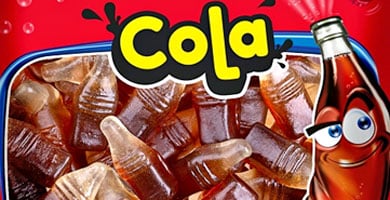 Com formato lúdico, Fini lança bala de gelatina no sabor cola
