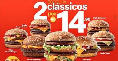 McDonald's inova e traz dois clássicos do dia por apenas R$ 14,90