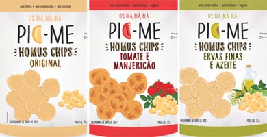 PIC-ME lança chips à base de grão-de-bico