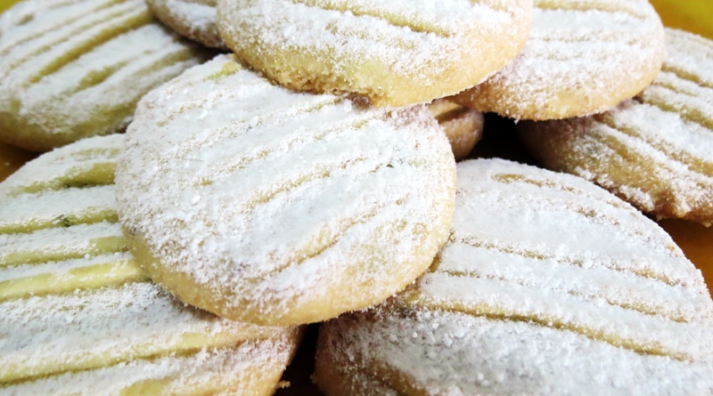 Biscoitos Amanteigados Árabes de Pistache