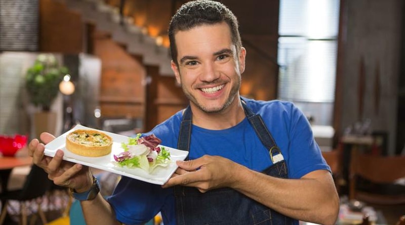 Thiago Mendonça, de "Carinha de Anjo", fala sobre desafios na cozinha