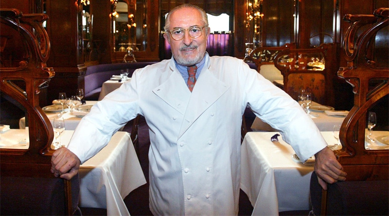 Morre Alain Senderens, um dos fundadores da Nouvelle Cuisine