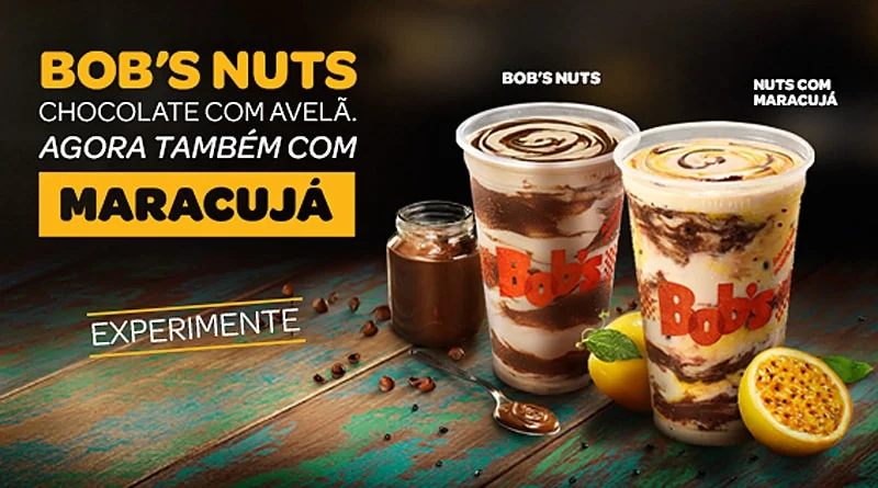 Bob’s lança milkshake de Nutella com maracujá