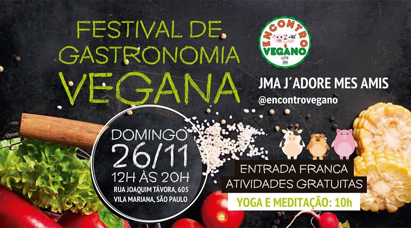 Festival de Gastronomia Vegana acontece em São Paulo no dia 26