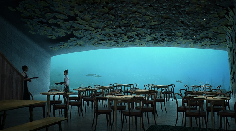 Under: 1º restaurante europeu debaixo d'água