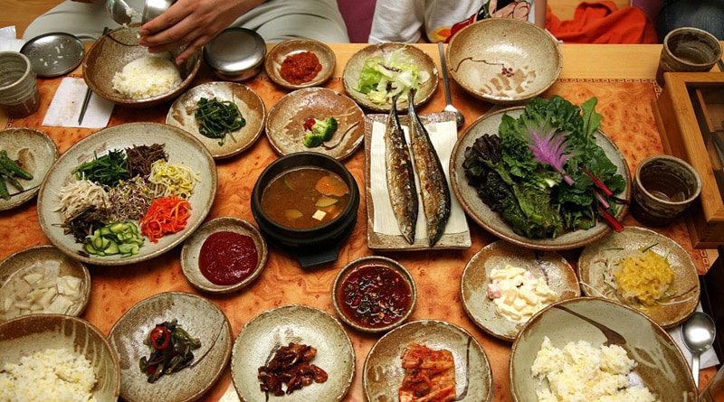 A rica e diversificada gastronomia da Coreia do Sul