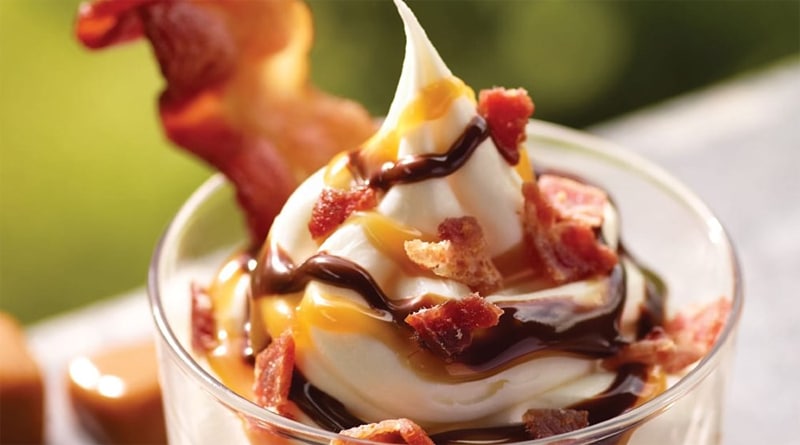 Burger King lança sundae de chocolate com bacon