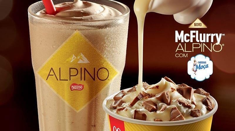 McDonald’s lança McShake Alpino e McFlurry Alpino com Leite Moça