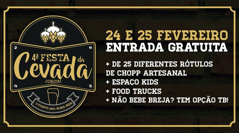 4ª Festa da Cevada de Jundiaí traz mais de 25 rótulos de cervejas