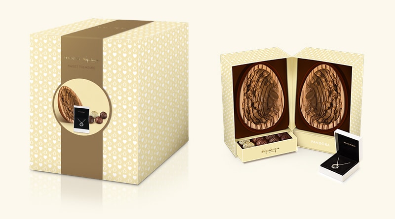 Kopenhagen e Pandora apresentam 3ª edição do ovo Sweet Treasure