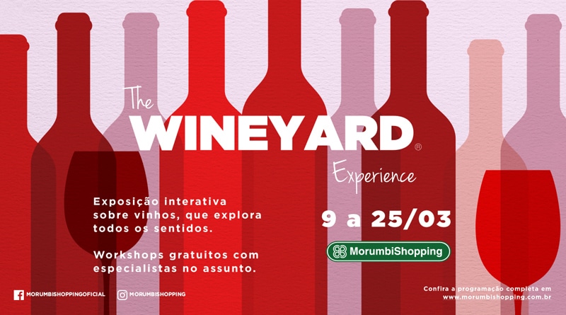 MorumbiShopping receberá exposição sensorial inédita sobre vinhos