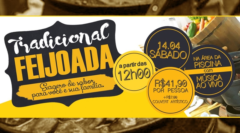 Itu Plaza Hotel realiza tradicional Feijoada no sábado, dia 14 de abril