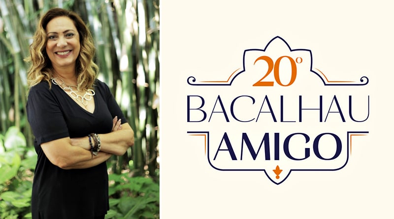 Eliane Giardini convida para 20º Bacalhau Amigo no dia 14 de julho