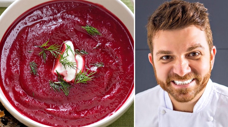 Receita: Sopa Borscht do chef Guga Rocha