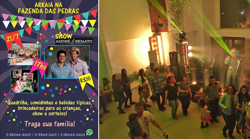 Fazenda das Pedras realiza tradicional Festa Julina com show ao vivo no dia 21
