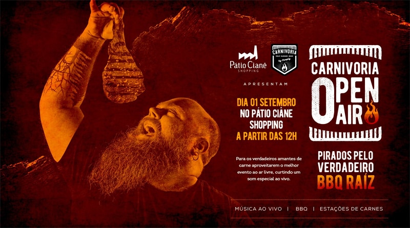 2ª edição do Carnivoria Open Air acontece no Pátio Cianê em Sorocaba