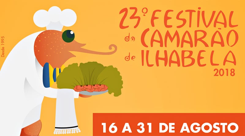 Festival do Camarão de Ilhabela reúne restaurantes e chefs renomados
