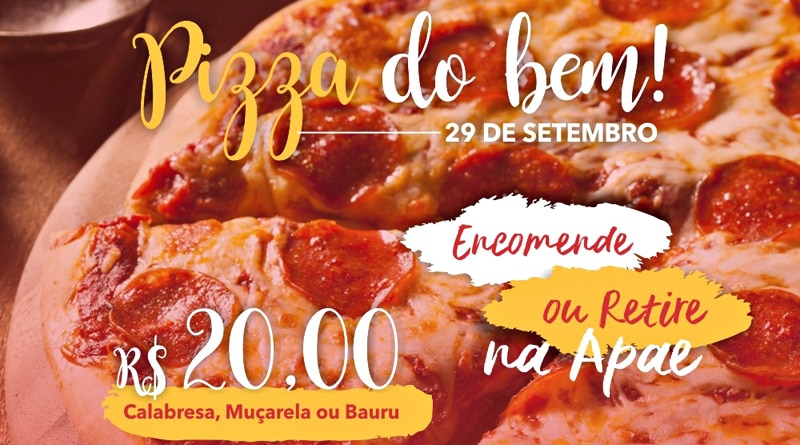 APAE Sorocaba promove Pizza do Bem e Outlet