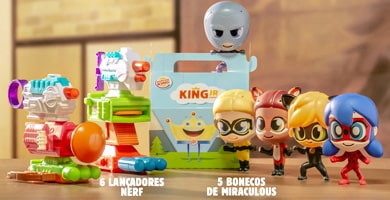 Burger King traz para o King Jr o mundo de NERF e Miraculous