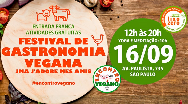 Festival de Gastronomia Vegana JMA ocorre neste domingo em São Paulo