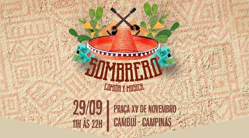 Festival Sombrero de gastronomia latina acontece em Campinas neste sábado