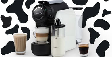 Delta Q lança máquina de café em cápsulas com sistema de leite integrado