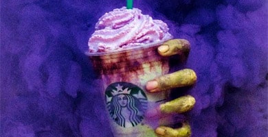 Frappuccino da Starbucks ganha versão especial em comemoração ao Halloween