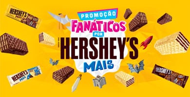 Hershey's anuncia promoção que levará ganhadores para a CCXP 18