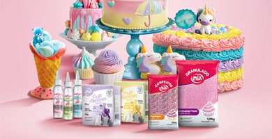 Linha de confeitaria inédita no Brasil segue a tendência das Candy Colors