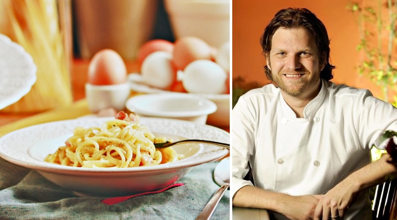 Receita: Espaguete à Carbonara do chef Carlos Bertolazzi
