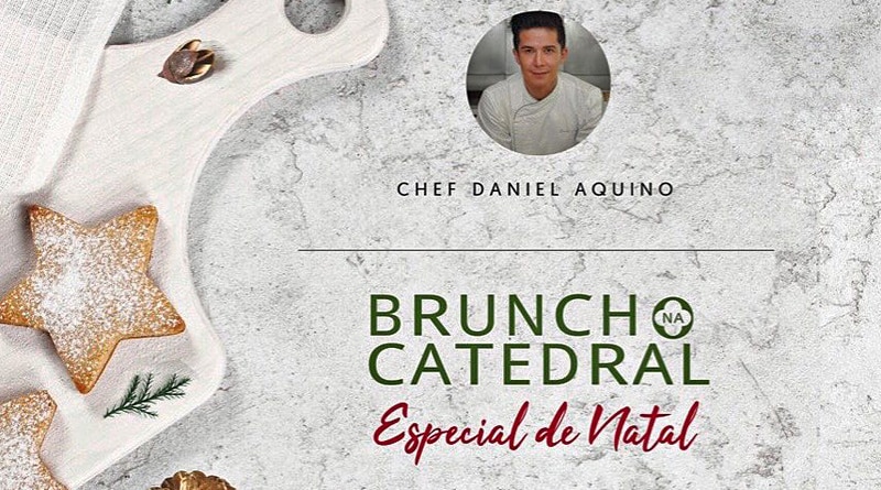 Daniel Aquino comanda brunch de Natal na Catedral da Sé em São Paulo