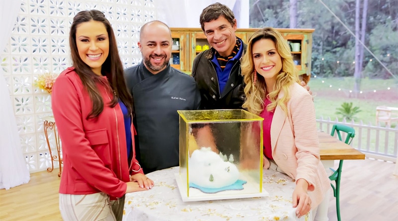 Neste sábado o Bake Off Brasil tem desafio do bolo "Glacial" com chef Rafael Barros