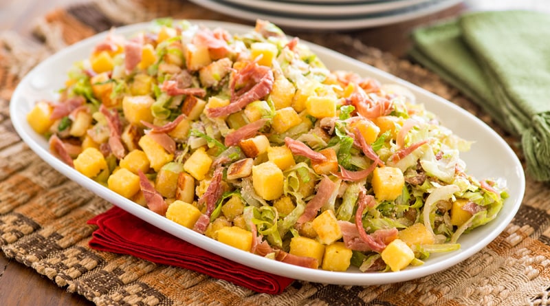 Receita: Salada de Polenta com Parma e Ricota