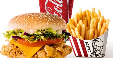 Cuponeria e KFC oferecem combos por menos de R$ 20
