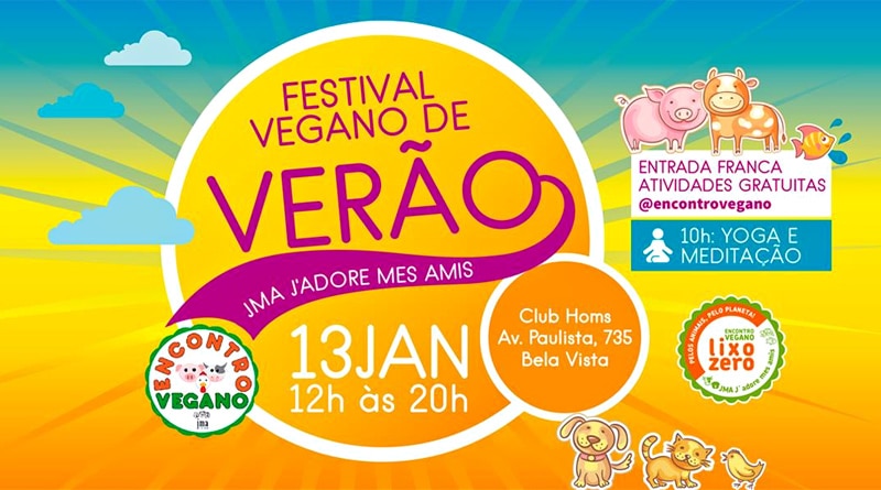 Encontro Vegano JMA de verão acontece neste domingo em São Paulo