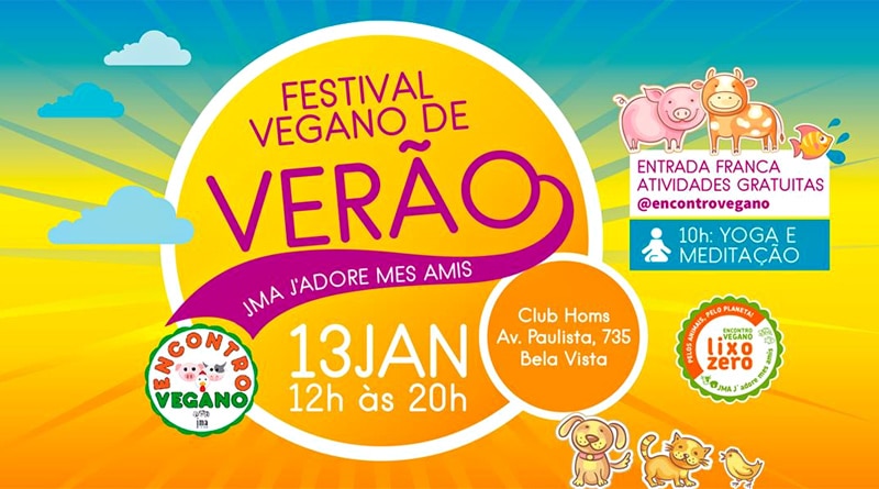 Encontro Vegano JMA de Verão acontece neste domingo em São Paulo