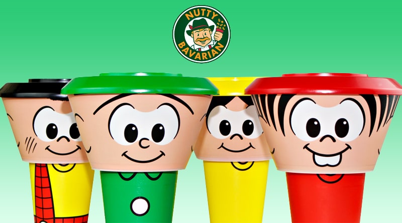 Nutty Bavarian lança "copobowls" com os personagens da Turma da Mônica