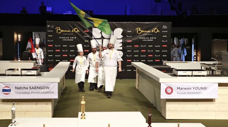 Brasileiros marcam presença no Bocuse d'Or 2019 em Lyon, na França