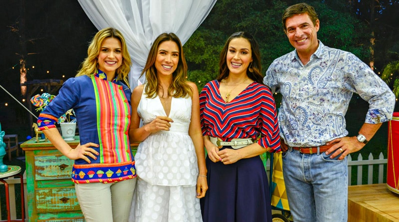 Patricia Abravanel faz visita especial ao Júnior Bake Off Brasil deste sábado