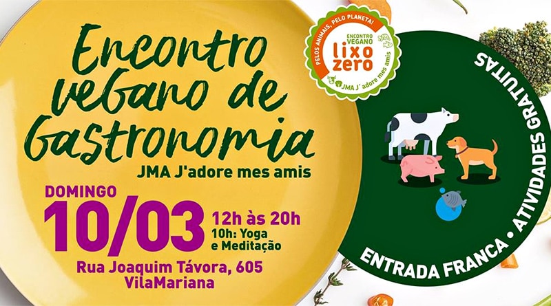 Encontro Vegano de Gastronomia acontece neste domingo em São Paulo