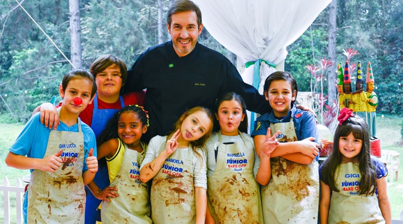 Semifinal do Júnior Bake Off Brasil tem participação de Alê Costa neste sábado