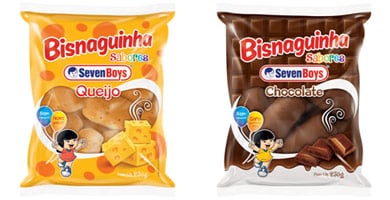 Bisnaguinha da Seven Boys ganha versões Queijo e Chocolate