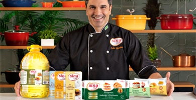 Chef Edu Guedes e Sina Cheff fecham parceria