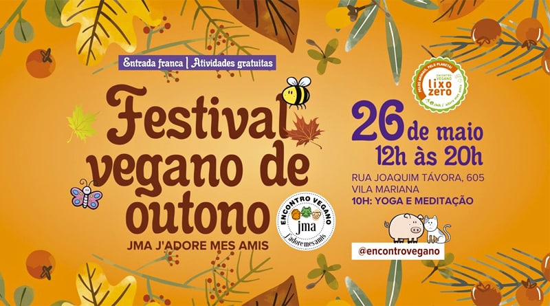 Encontro Vegano de Outono JMA acontece neste domingo em São Paulo