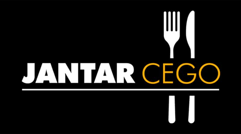 Jantar Cego: experiência gastronômica no escuro que acontece no dia 16