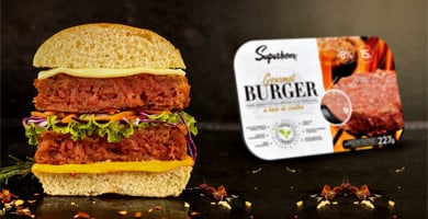 Superbom lança hambúrguer vegano com aspecto de carne