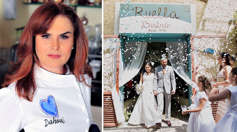 Chef Danielle Dahoui desenvolve casamentos em seu Ruella Bistrô em São Paulo