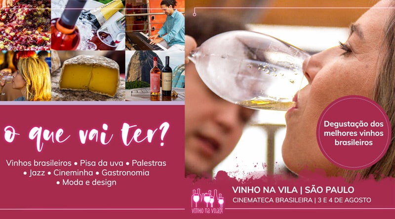 Cinemateca Brasileira em São Paulo recebe edição 2019 do Vinho na Vila